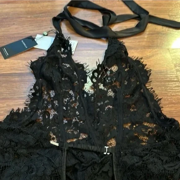 Bluebella incredible chic Black Lace Bodysuit with someone or themselves. - Picture 6 of 9